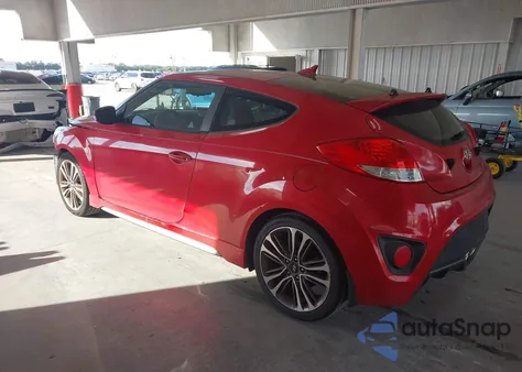 2016 Hyundai Veloster Turbo from USA, damaged, VIN KMHTC6AE9GU290710